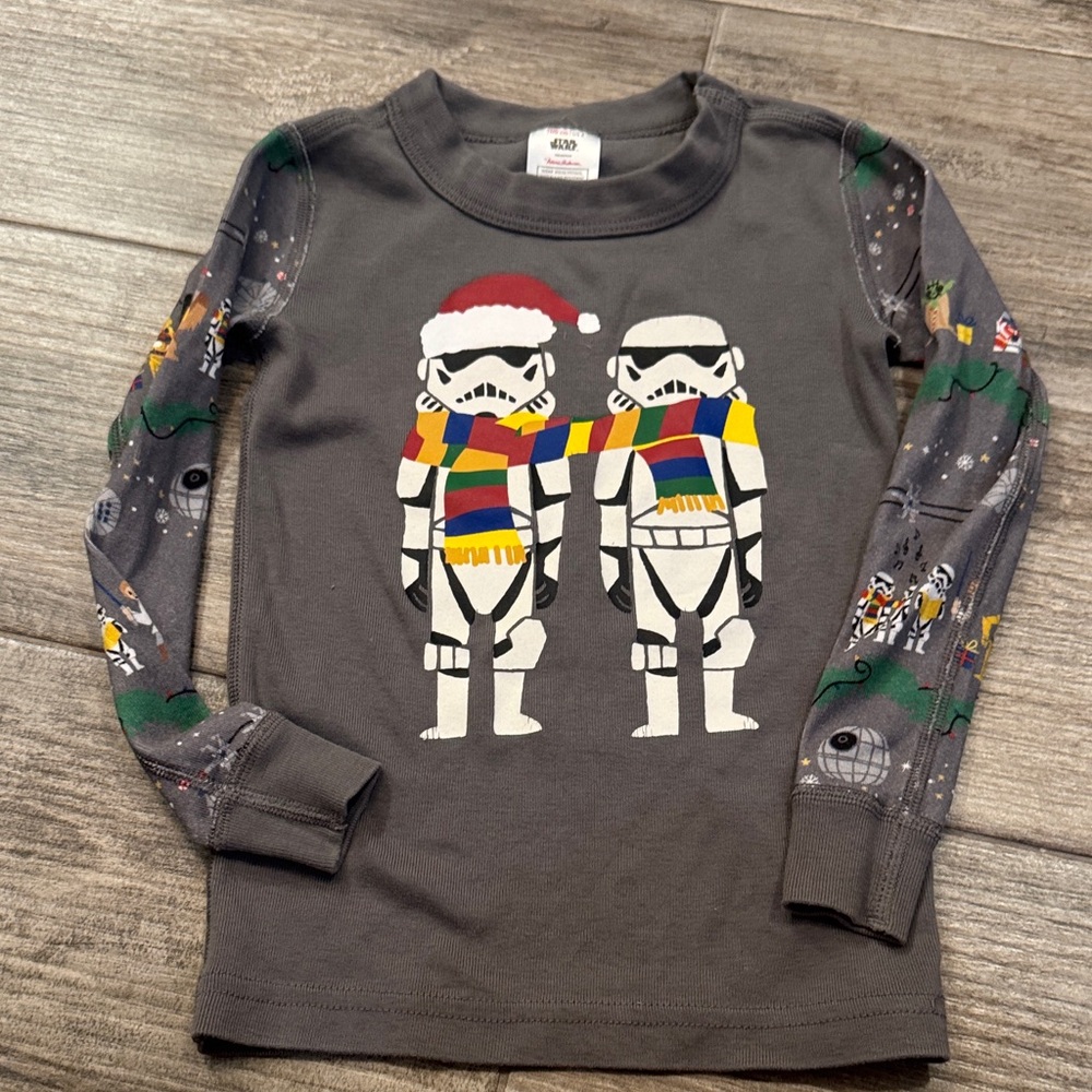 Hanna Andersson Charcoal Star Wars Pajama Top